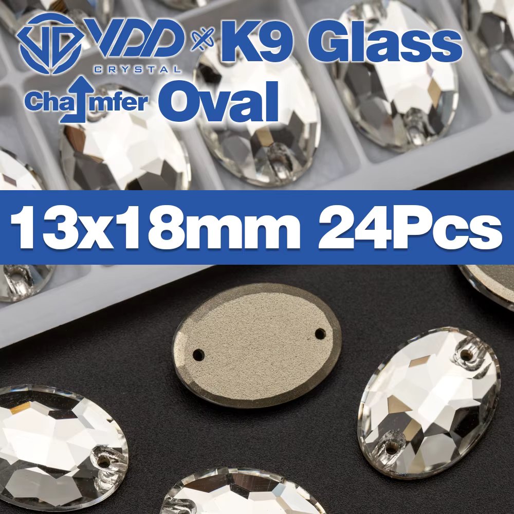 oval 13x18mm-24Pcs