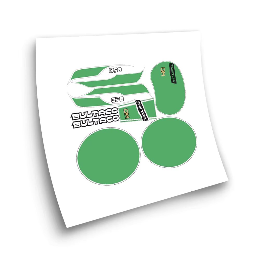 Classic Motorbike compatible stickers  Set BULTACO Frontera Gold Medal 370