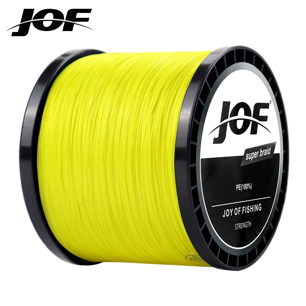 JOF 300M 500M 1000M PE Braided Fishing Line Super Strong Japanese Multifilament Sea Fishing Line 10LB-82LB Carp Line Trout Line
