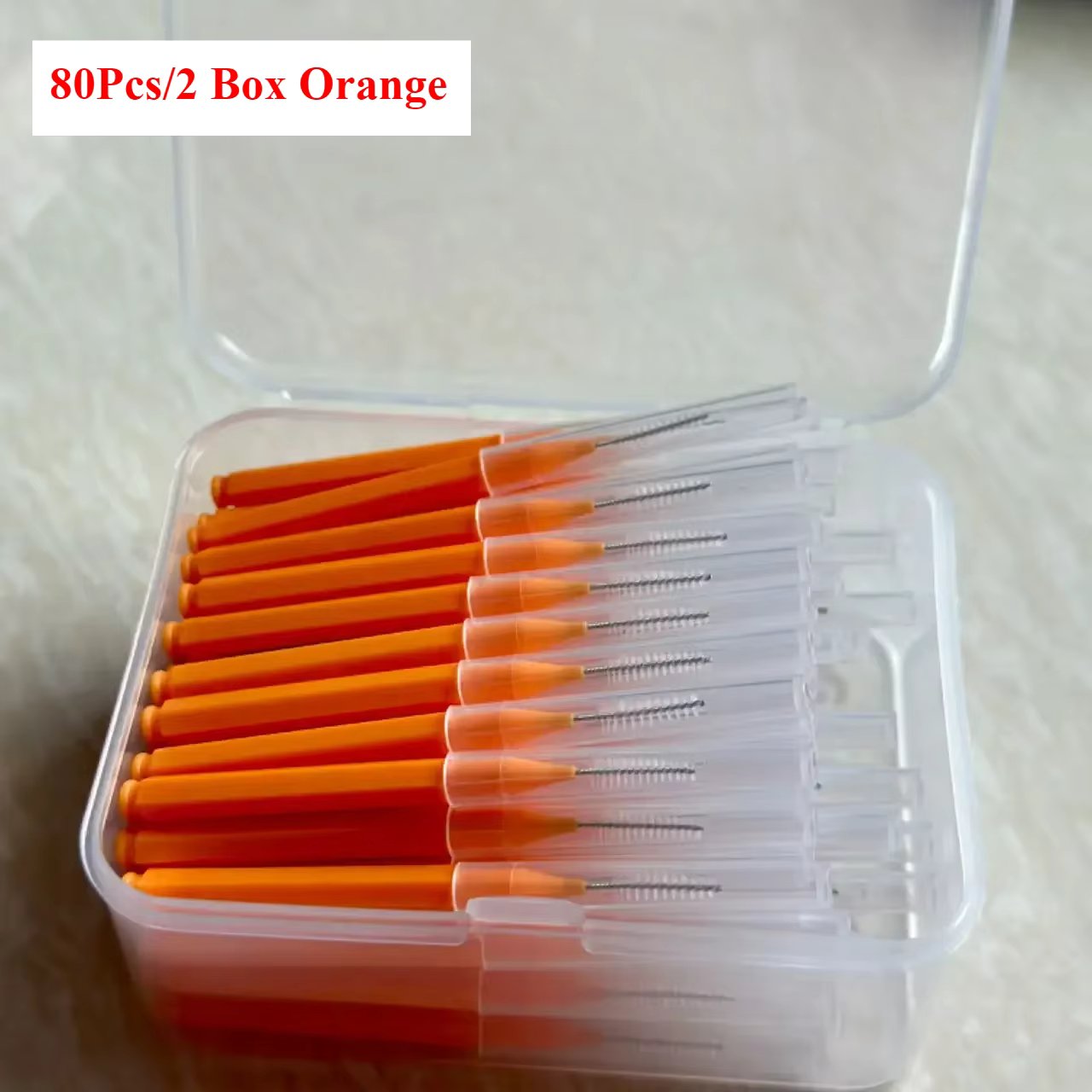 80Pcs  2 Box Orange