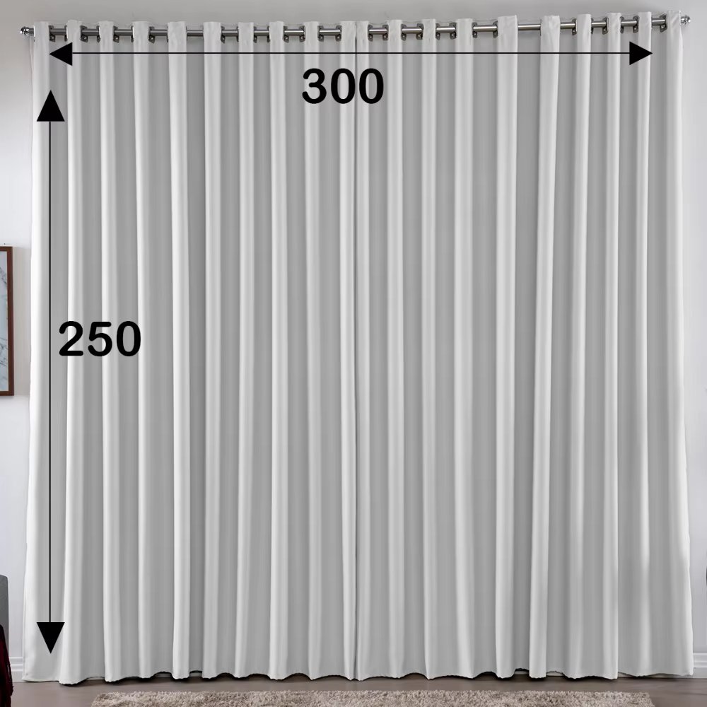 Blackout Curtain 3,00X2,50 S/Voil