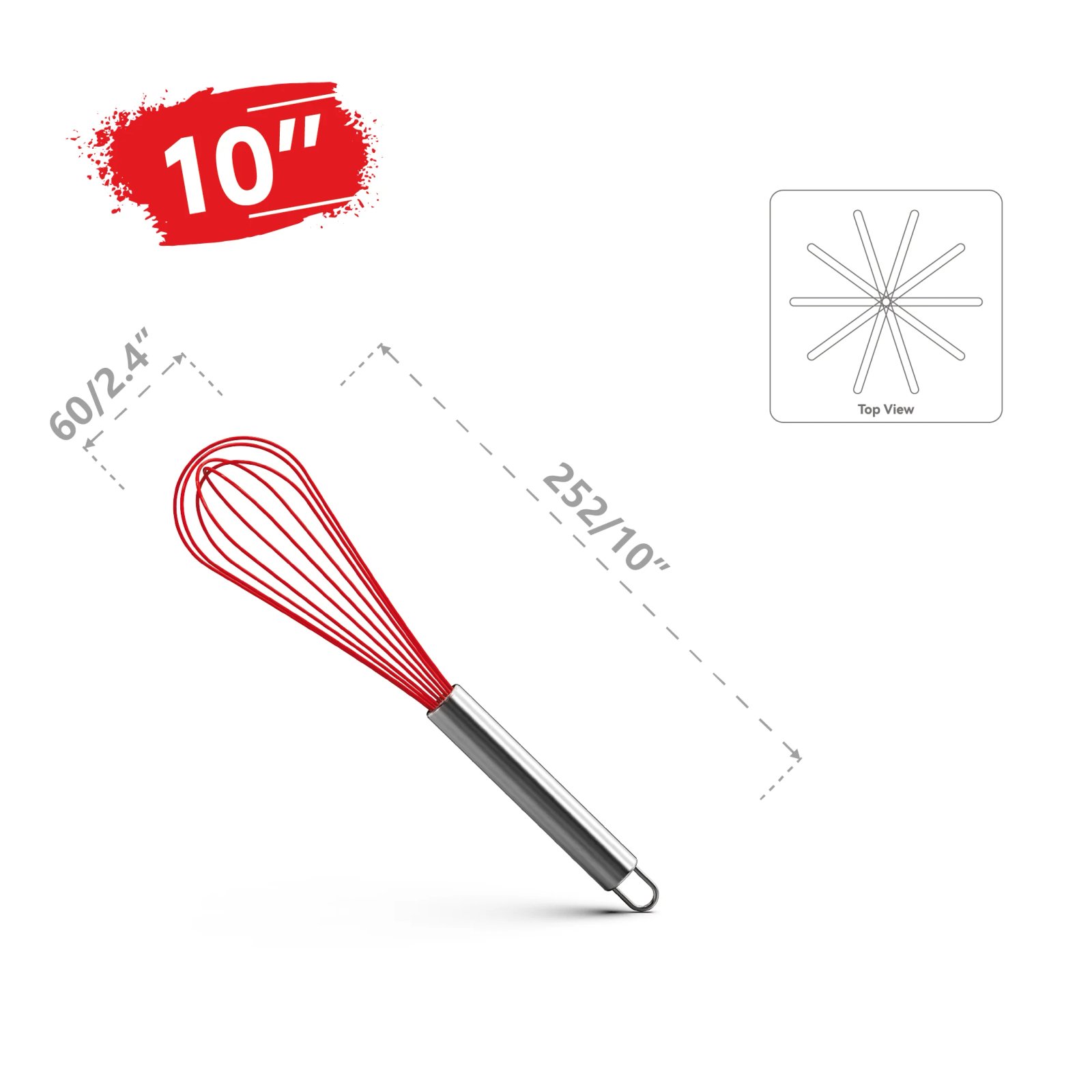 10 Inch Red