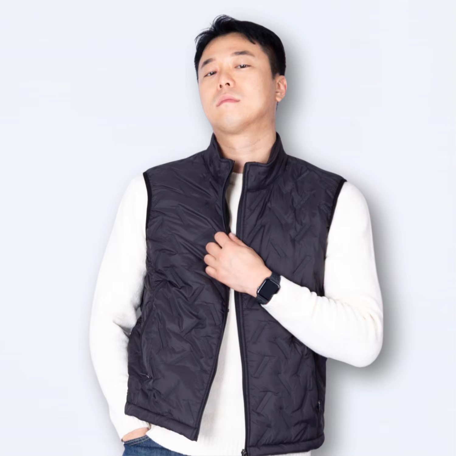 [MACCI] Hits Formula Uned Sewing High-frequency Qualting lightweight padded vest House-up