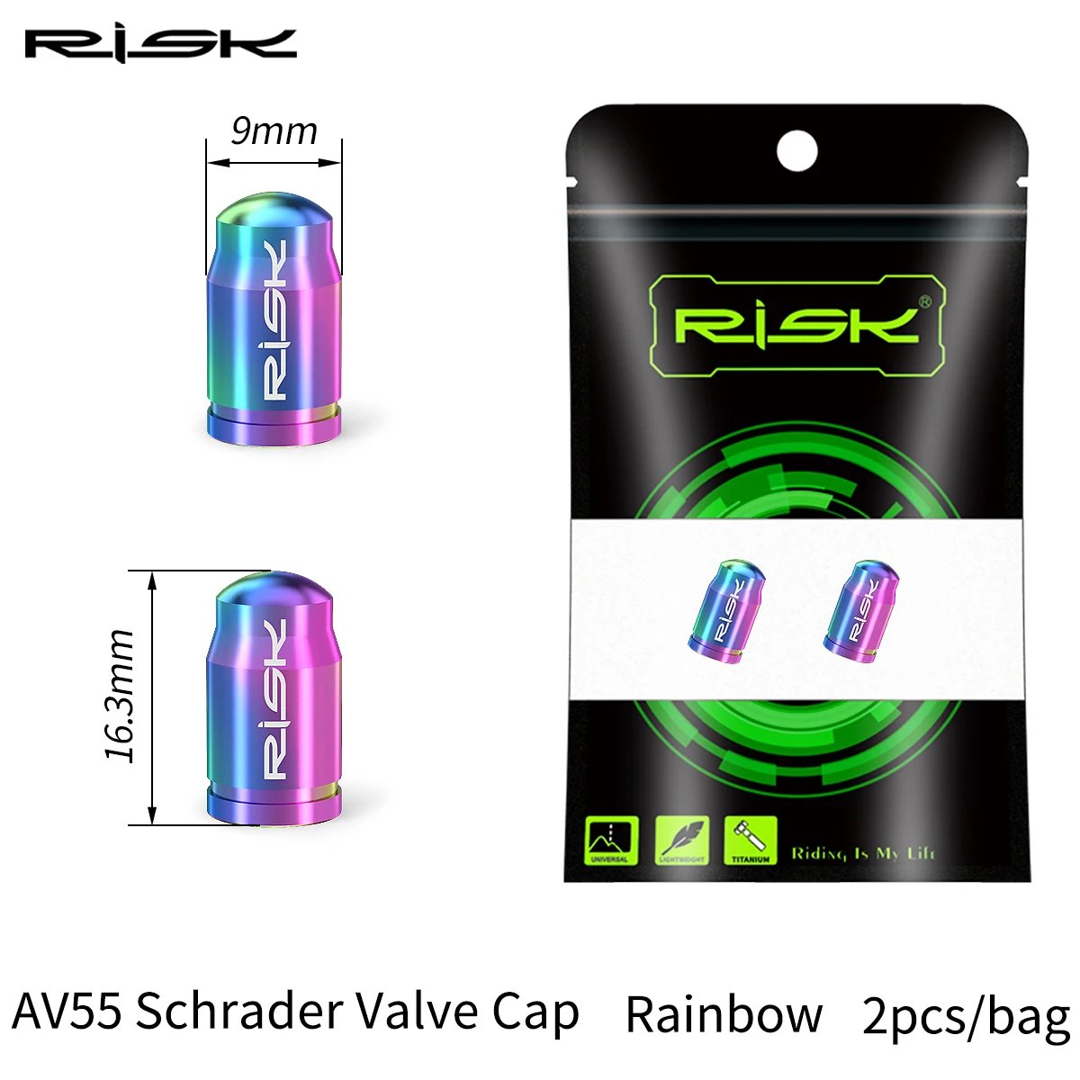 Schrader 2pcs color