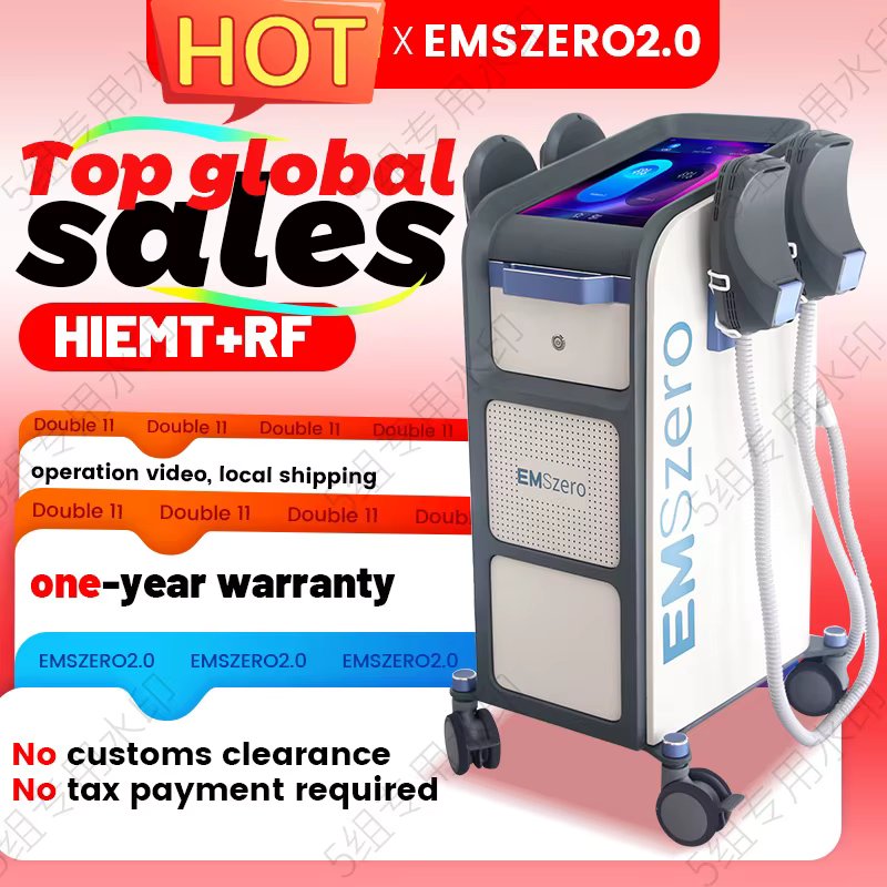 Hi-emt Rf Emszero Body Sculpting Machine Professional Ems Electromagnetic stimulat Body Slimming Build muscles equipment