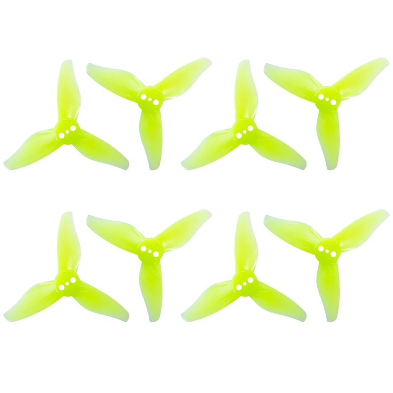 GEMFAN 2023 2x2.3x3 2 inch 3-Blade CW CCW Propeller 3 holes 1.5mm Center Hole Diameter for RC FPV Racing Freestyle Drones DIY