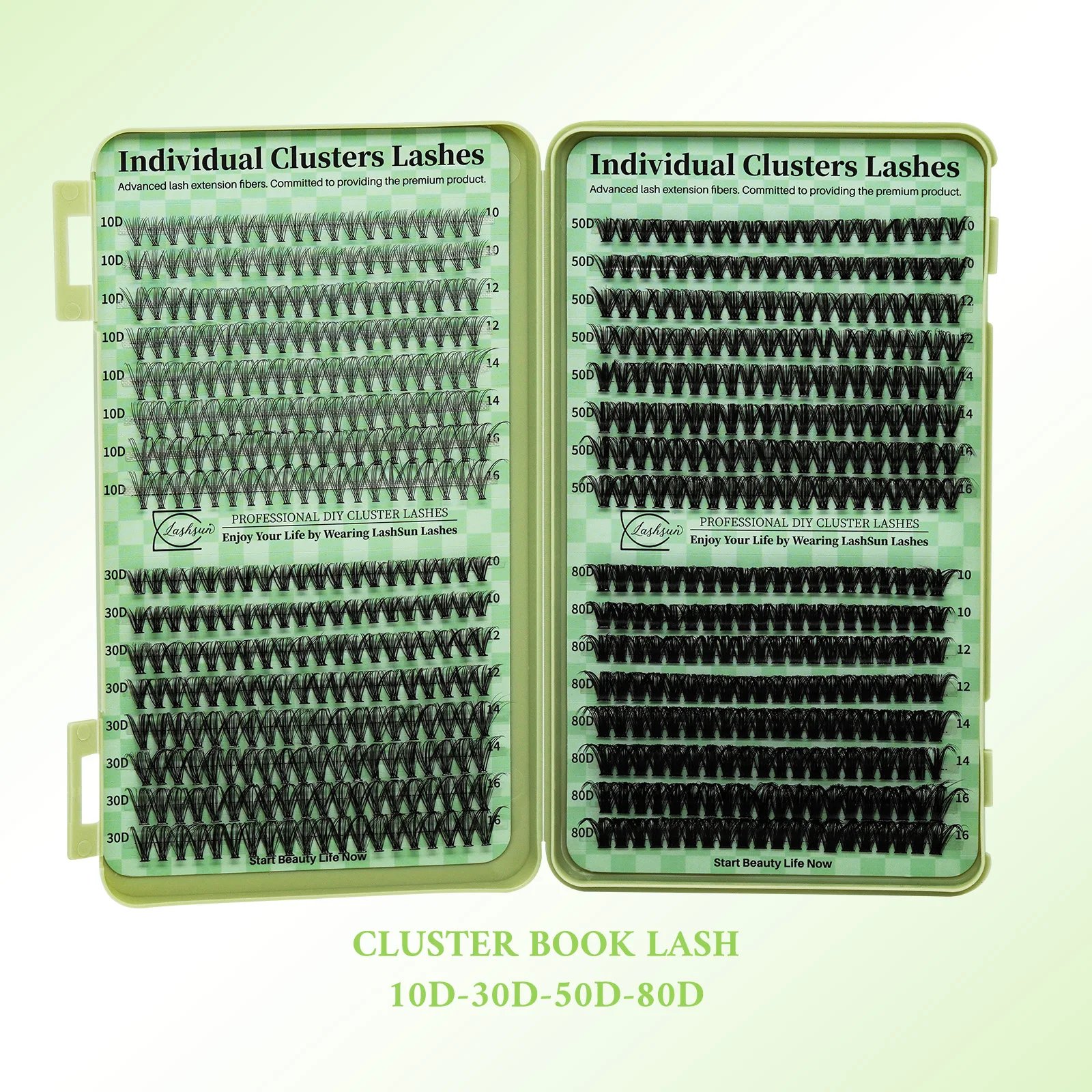 640PCS 10D30D50D80D
