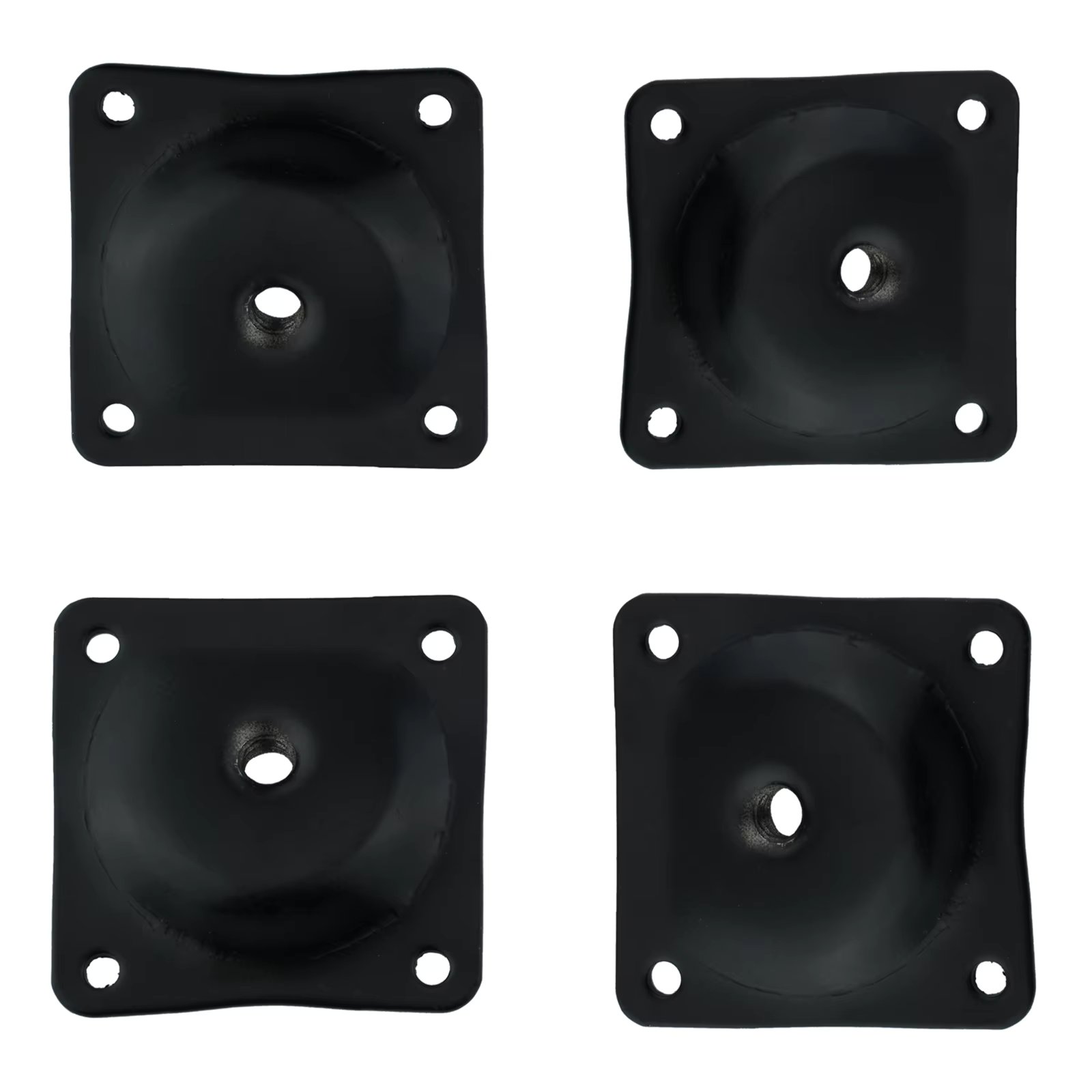 4Pcs 58*58*2mm Furniture Table Chair Leg Mounting Plate Table Sofa Feet Support Hardware Home Cabinet Furniture Mounting Bracket