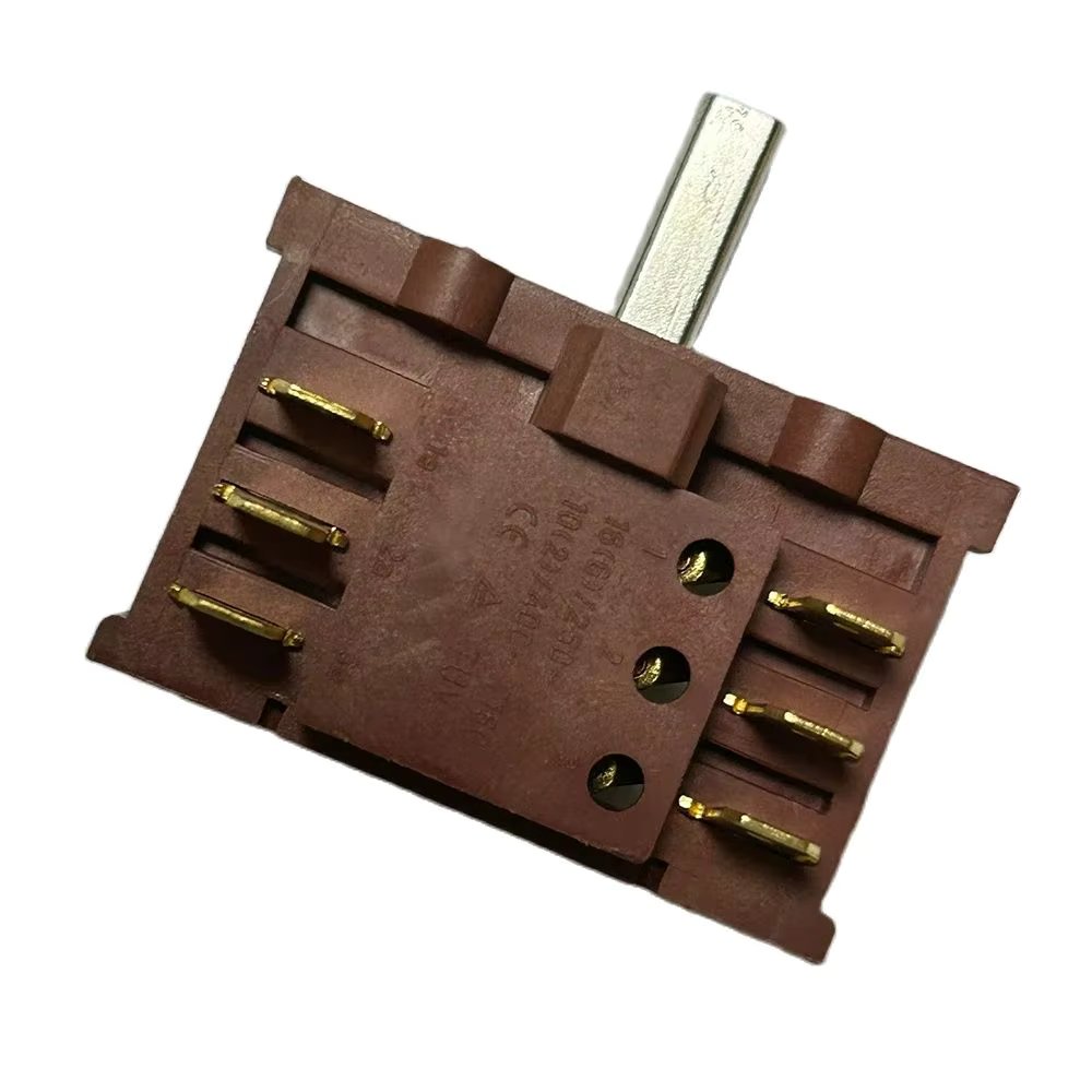 16A T150 11pin 6pin AC Oven Switch 4/6Gear Position Electric Heater Knob Rotary Selector Switch Temperature Control Switch 250V