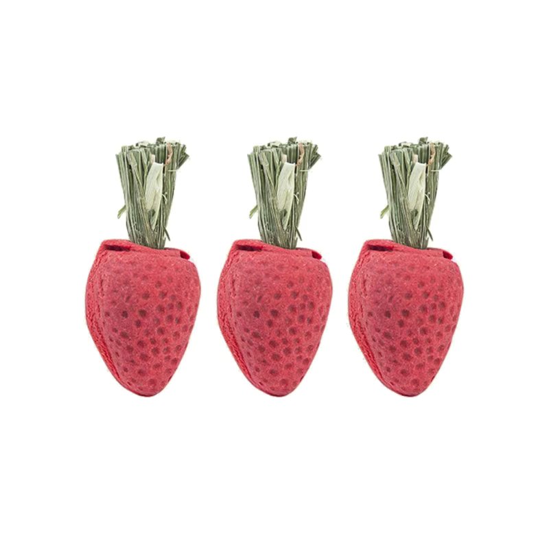 3 strawberries