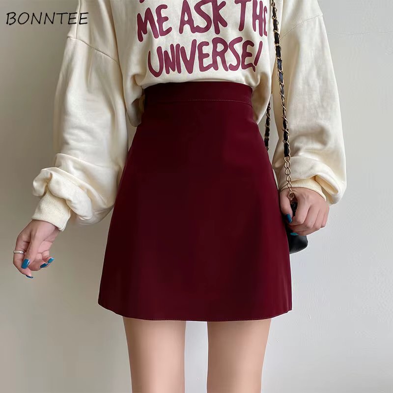 Skirts Women Retro Mini Bodycon Empire Popular All-match Ulzzang Summer Vintage Chic Temperament Charm Design High Waist Ladies