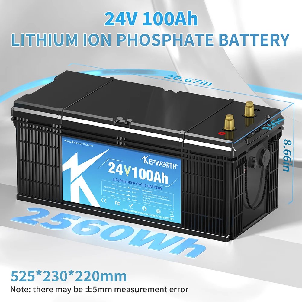 24V 100AH