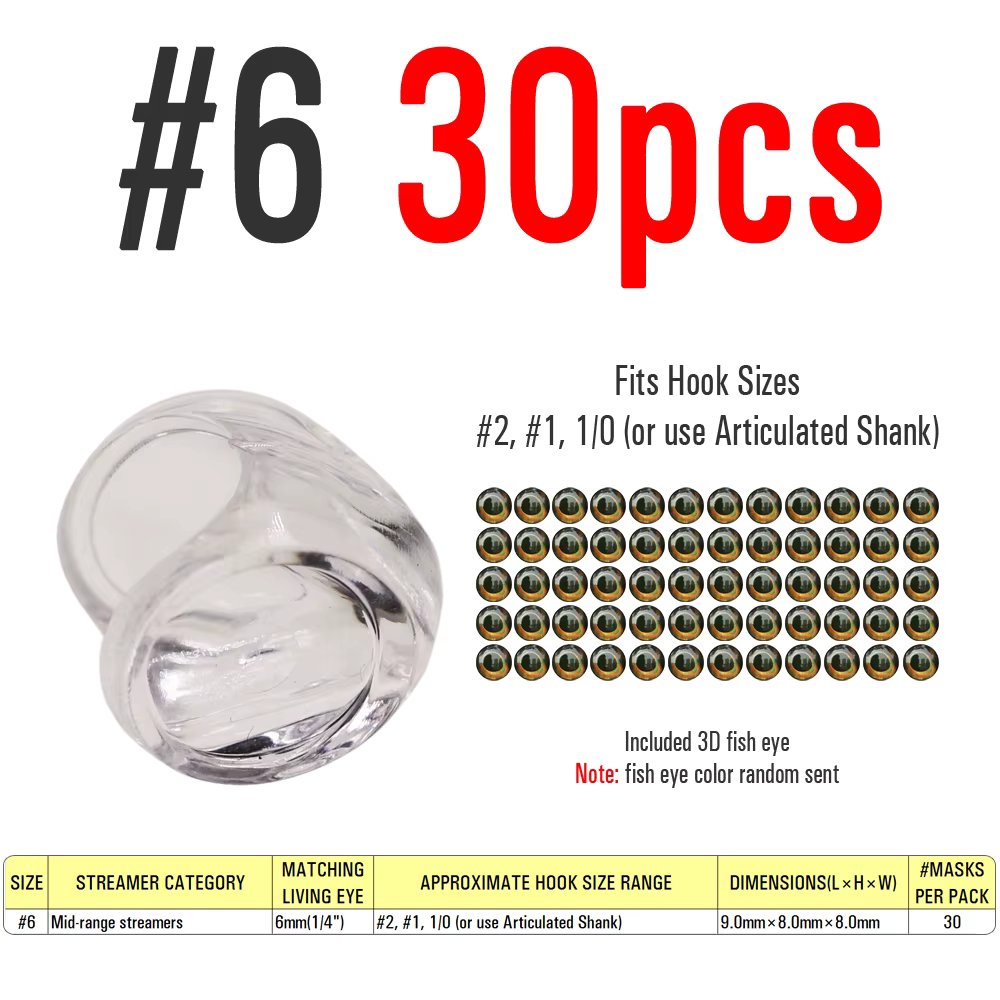 30PCS Size 6