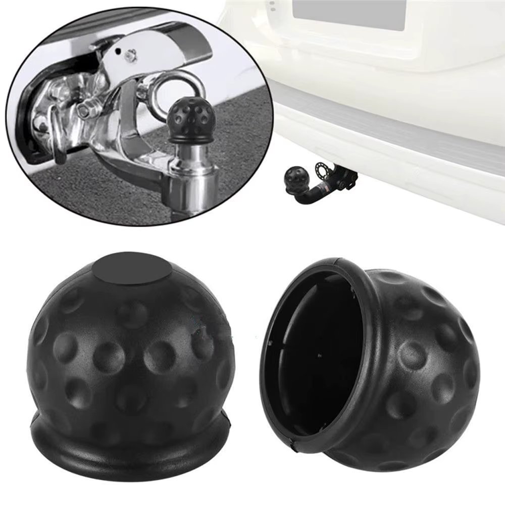 Brand New 50MM Tow Bar Ball Cover Cap Trailer Ball Cover Tow Bar Cap Universal Hitch Trailer Towball Protect Car Accessories