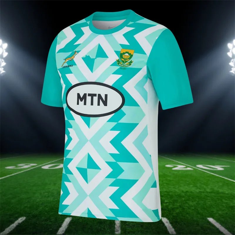 2024 New Arrival Summer SPRINGBOKS FAN AWAY JERSEY Jersey Rugby Training Jersey Kid Football Uniform For Adult&Kid