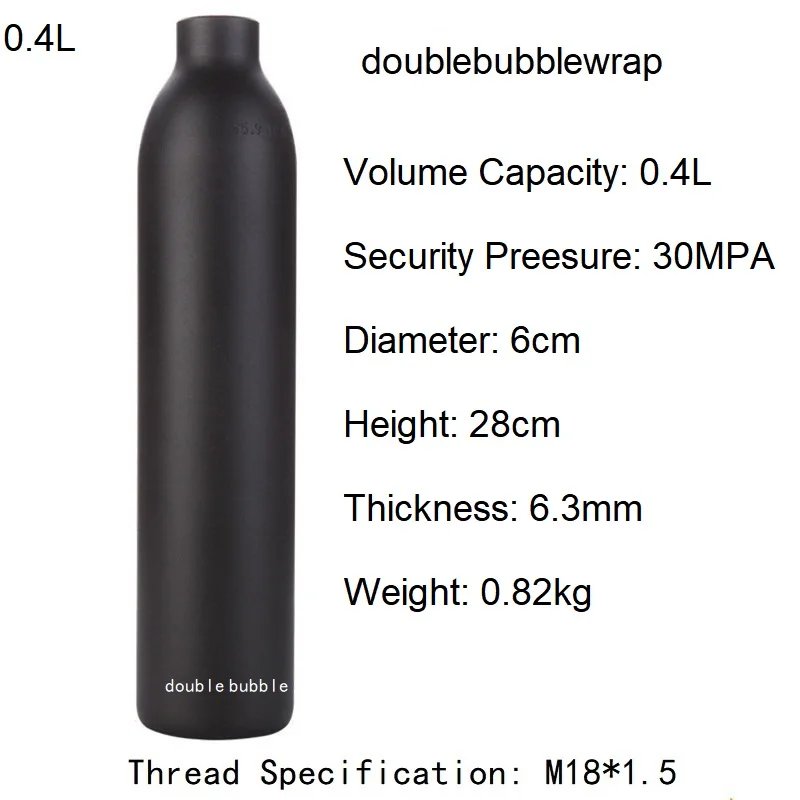 0.4L Aluminum Tank