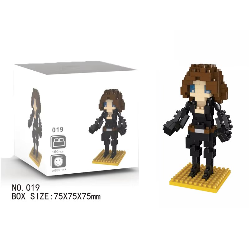 Classic Movie Action Figure Builidng Blocks Toys Batman Iron Man Spiderman Mini Bricks Small Particles Assembled Blocks Sets