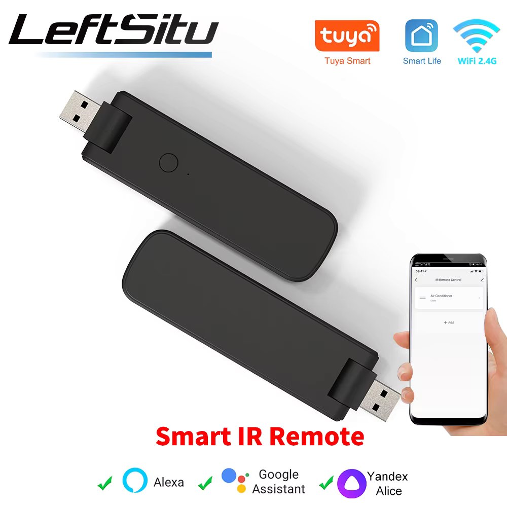 Tuya WiFi IR Remote Control For Smart Home USB Power Supply for TV AC Air Conditioner Work with Alexa Google Home Yandex Alice