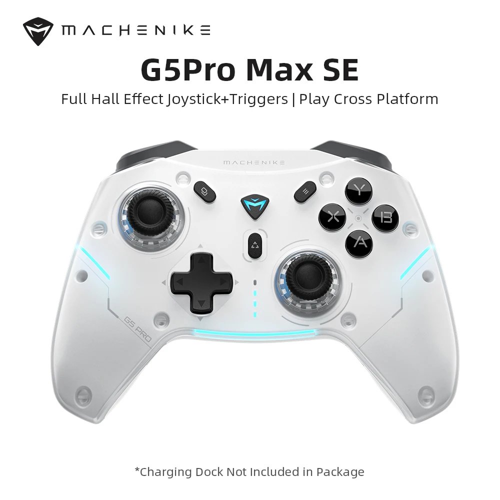 MACHENIKE G5Pro Max SE Gaming Controller Charging Dock Optional Hall Effect Joysticks Triggers RGB Light Wireless Gamepad
