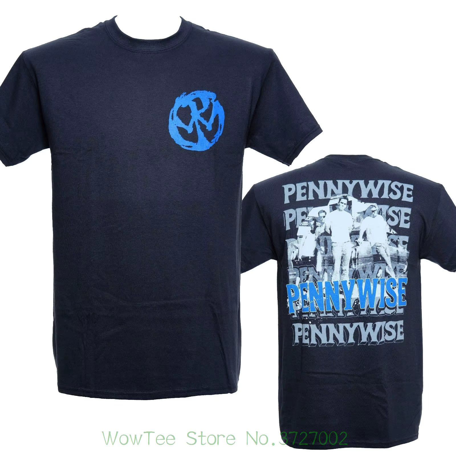 Pennywise Band Photo Official T-Shirt Metal New S M L Xl Print T-Shirt Harajuku Short Sleeve Men Top