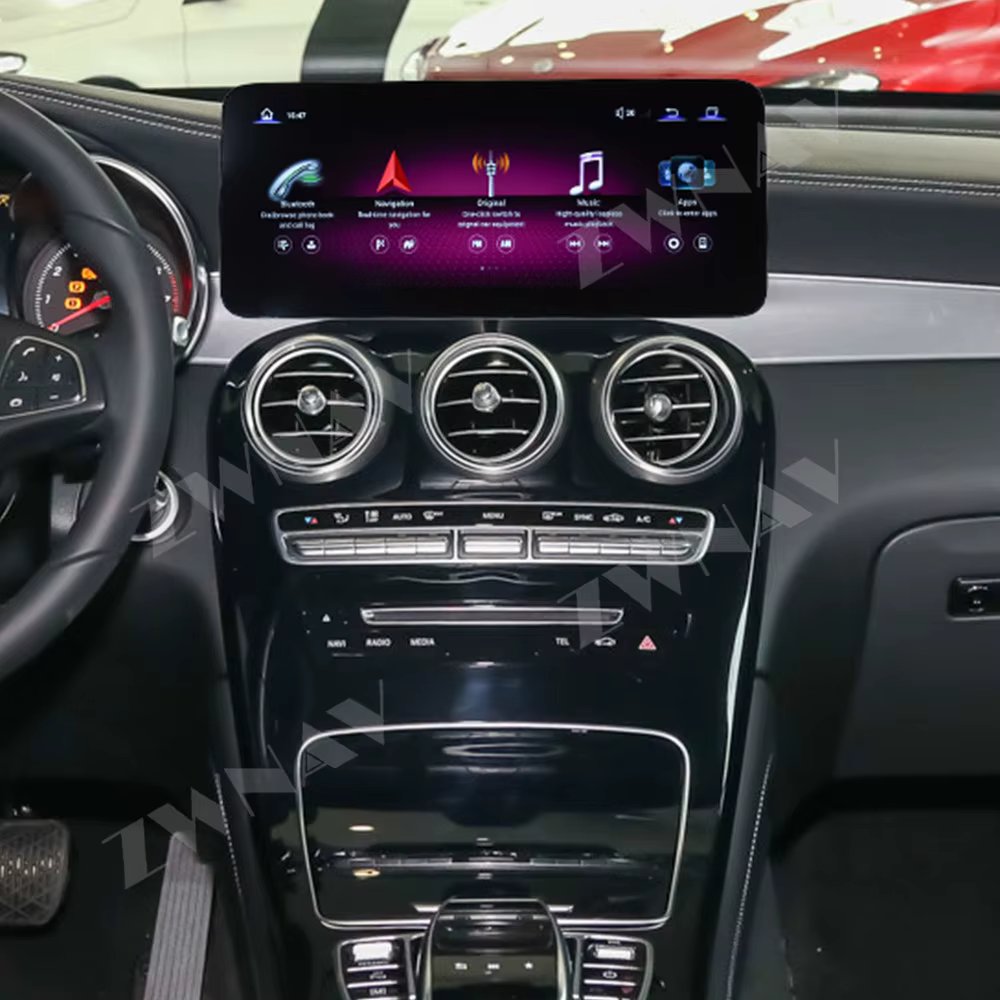 Wireless Touch Screen CarPlay Android Auto All-in-One Decoder For Mercedes Benz GLC C-Class W205 2016-2018 with AirPlay Car Play