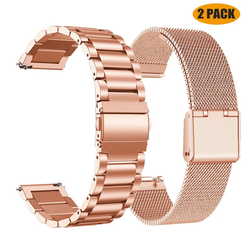 2pcs rosegold