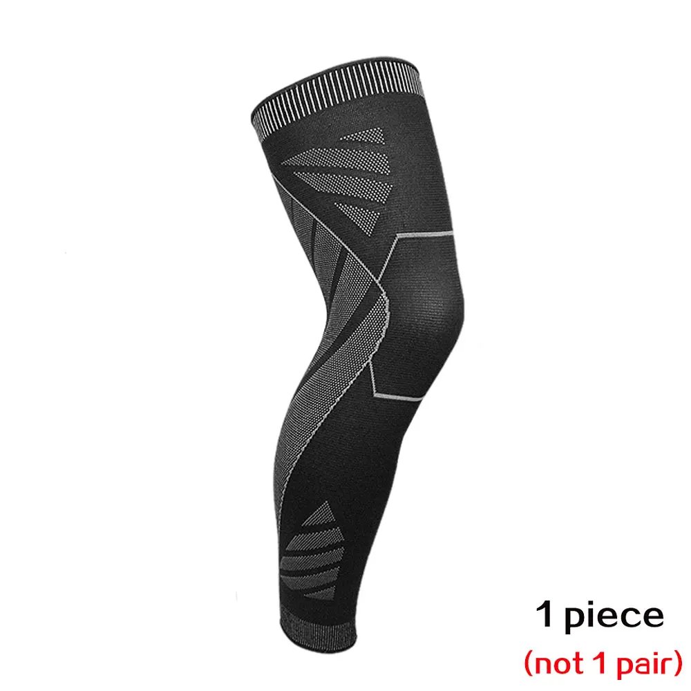 1 PCS Sports Full Leg Compression Sleeve Knee Brace Support Protector for Weightlifting Arthritis Joint Pain Relief Muscle Tear