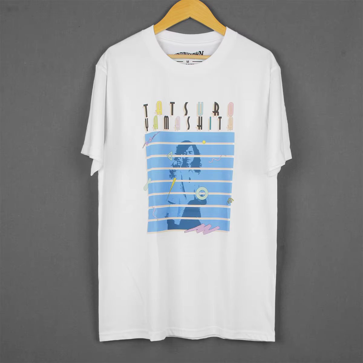 Tatsuro Yamashita T-Shirt City Pop Ride On Time Mariya Takeuchi Vaporwave Cotton Men's Clothing Short Sleeve Print Tee Shirt
