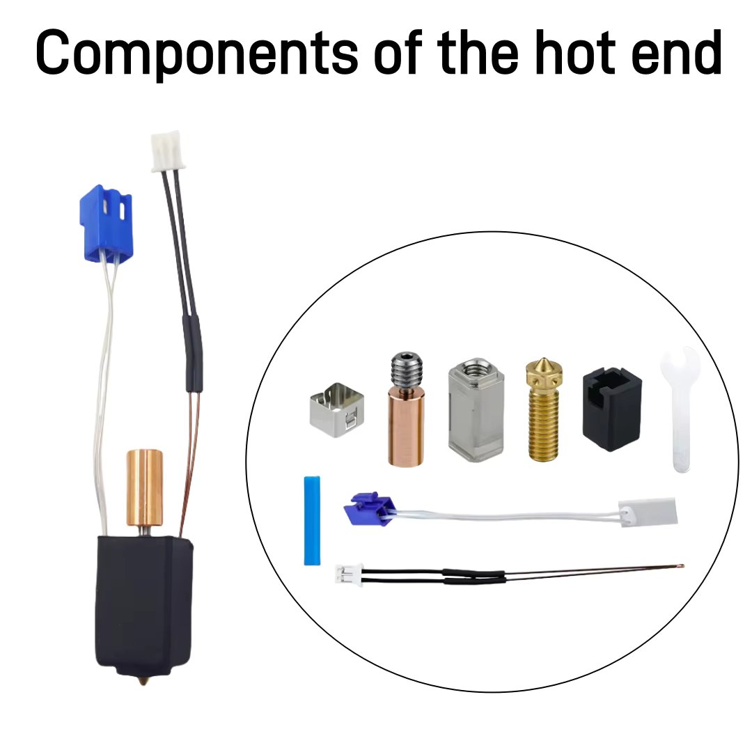 Artillery Extruder Full Metal Extruder Assembled with Hardened Steel Nozzle Suitable for Sidewinder SW-X2&Genius Pro 3D Printers