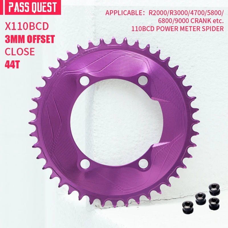 Purple 3mm 44T