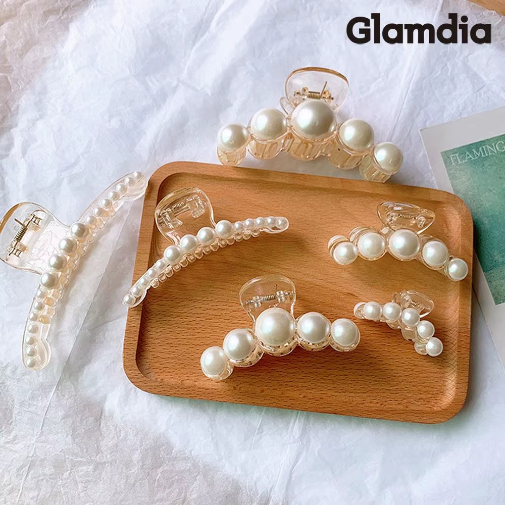 Glam Dia Pearly High Quality Tincer Pins High-Quality Hair Half-Hehead Hair High-Quality Half-Bundle crew King Hairpin