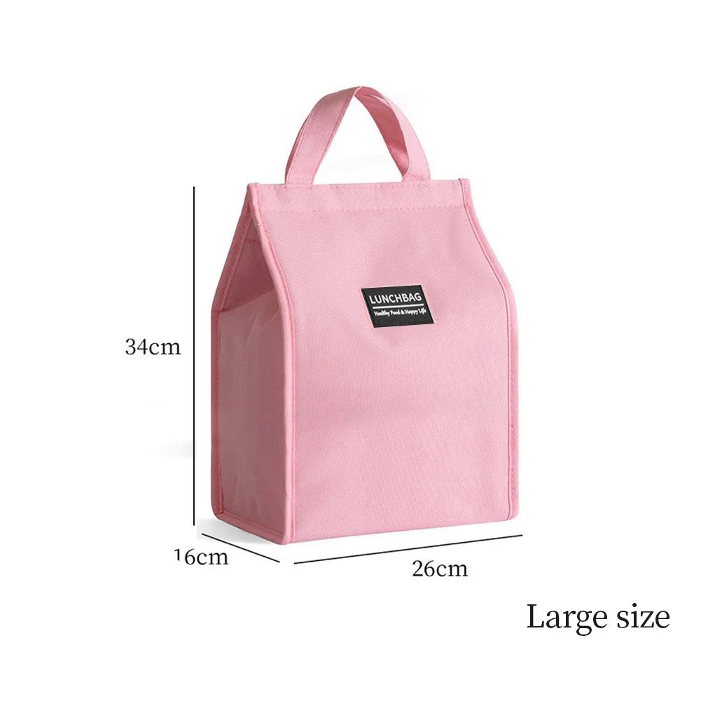 Thermal Insulated Lunch Bags for Men Women Oxford cloth Bento Box Organizer Portable Lunch Bag Cooler Bag Tote Food Storage Bags