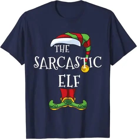 Sarcastic Elf-Navy