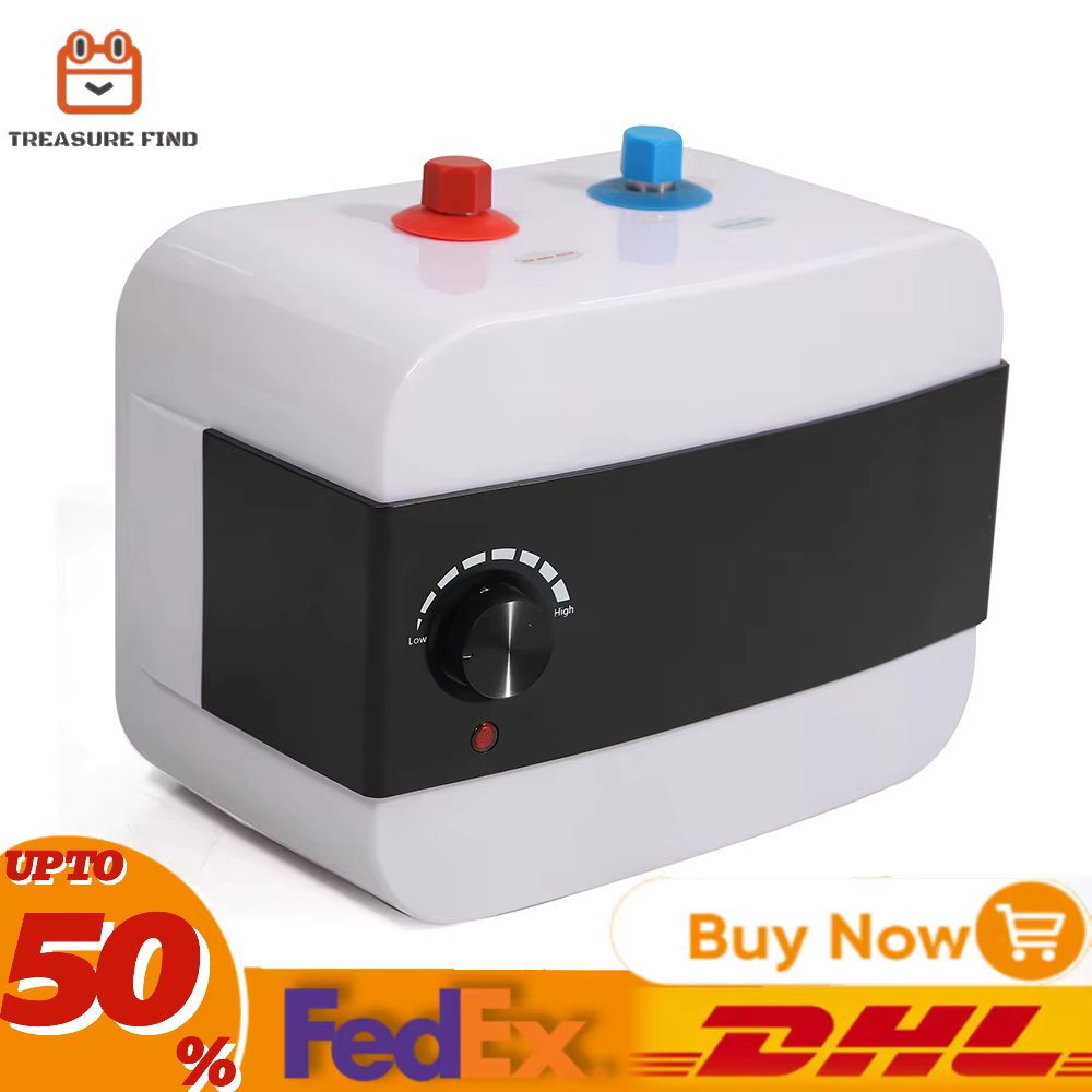 Electric Water Heater 6L Water Storage 1500W Quick Heating Continuous Storage Stainless Steel Water Heater Supply Hot Water