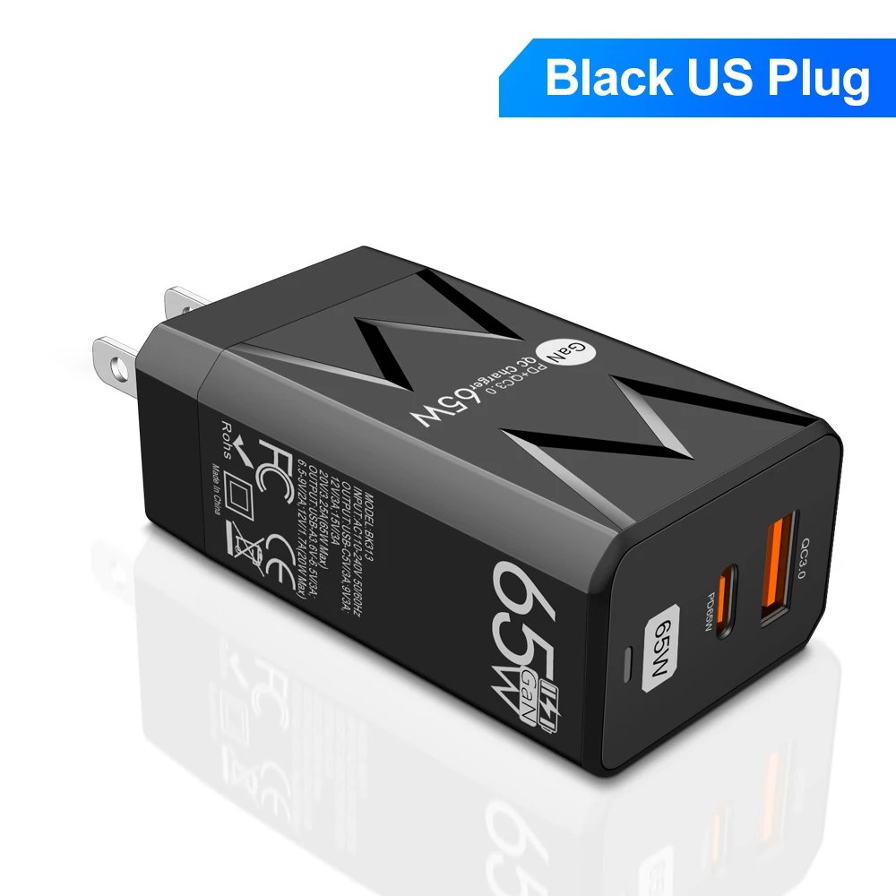 Black US Plug
