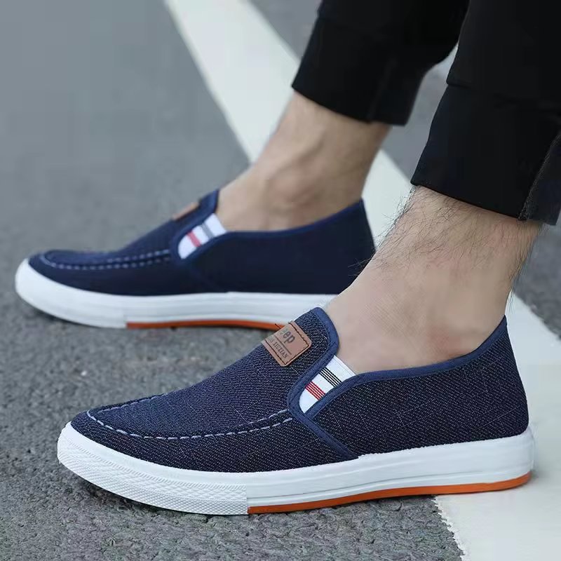 Spring Autumn Men's New Canvas Shoes Casual non slip Men Loafers Comfortable Walking Flats Soft fashion Sneakers Moccasins