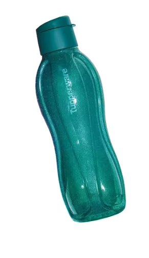 Tupperware Bottle Eco Tupper Misterio Green Gliter 1 Lt