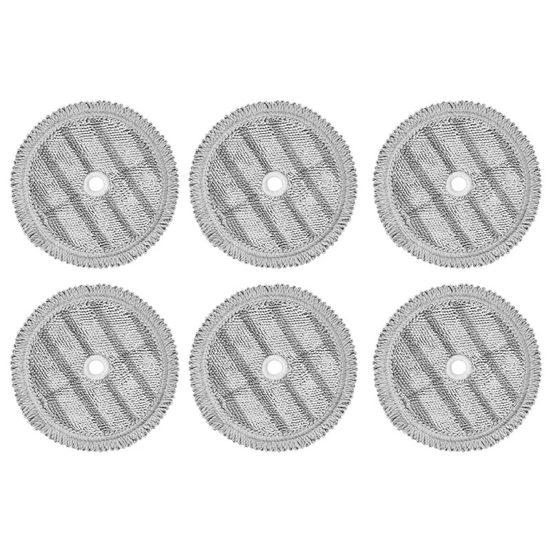 6Pcs Replacement Mop Pads Rags for LG A9 Steam Mop Cloth Vacuum Cleaner Robot Mopping Machine Cleaning Cloth Spare Parts