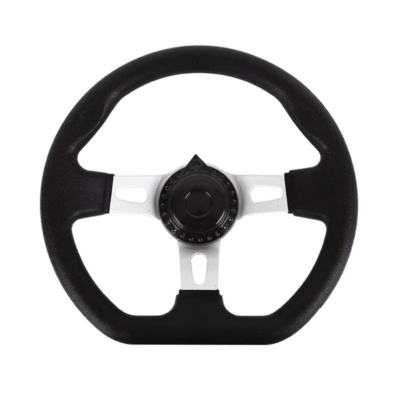 C63D 270mm Universal For Go Kart Replacement Accessories PU Foam Steering Wheel Interior Vehicle With Holes Durable Hardware
