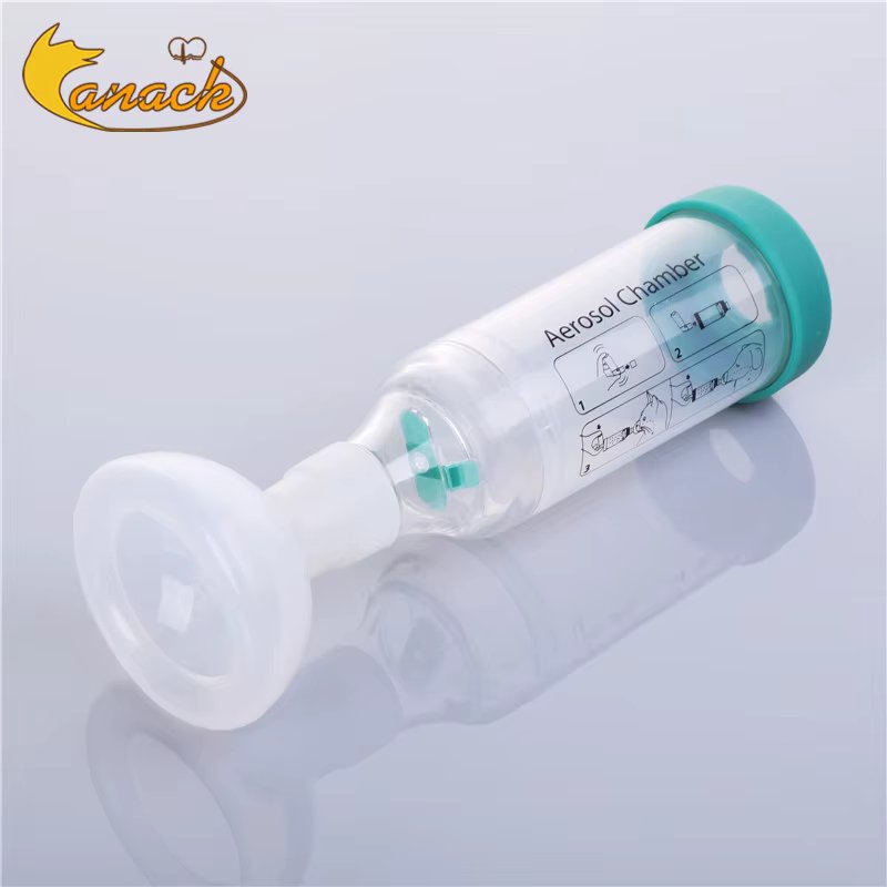 Aerosol Chamber with silicone mask Pet Inhaler Spacer For Cat Dog