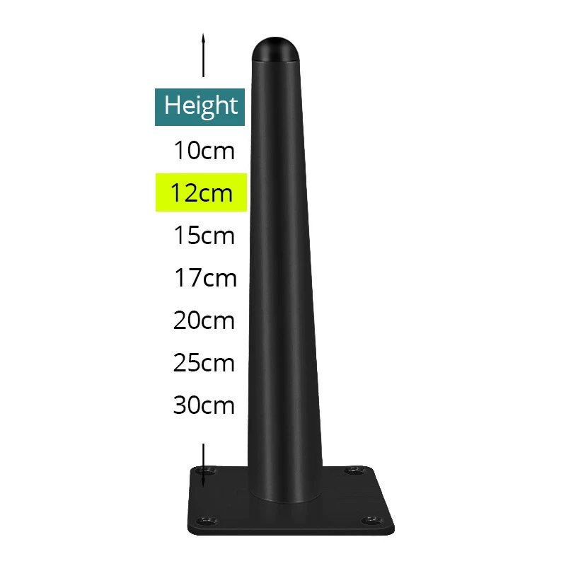 Black Vertical 12cm