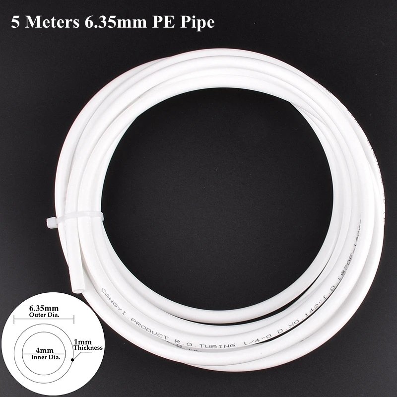 5m 6.35mm PE pipe