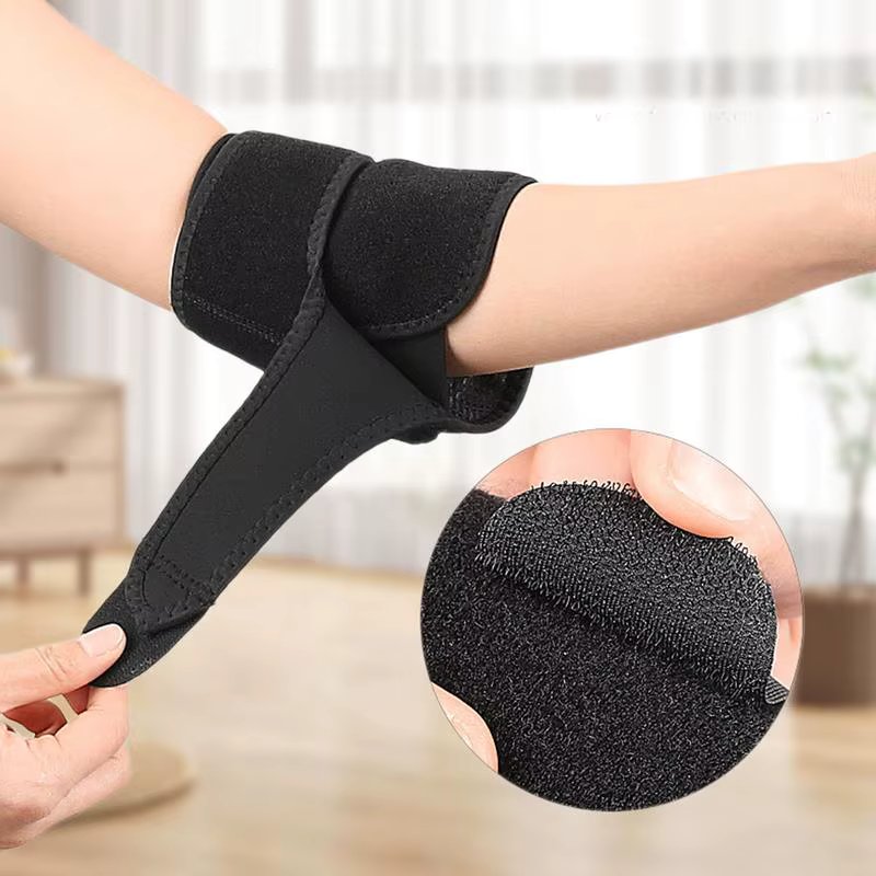 Heated Elbow Wrap Arm Elbow Sleeve Tennis Elbow Support Brace Arm Heating Pad Wrap Electric Elbow Heat Pad Adjustable 3