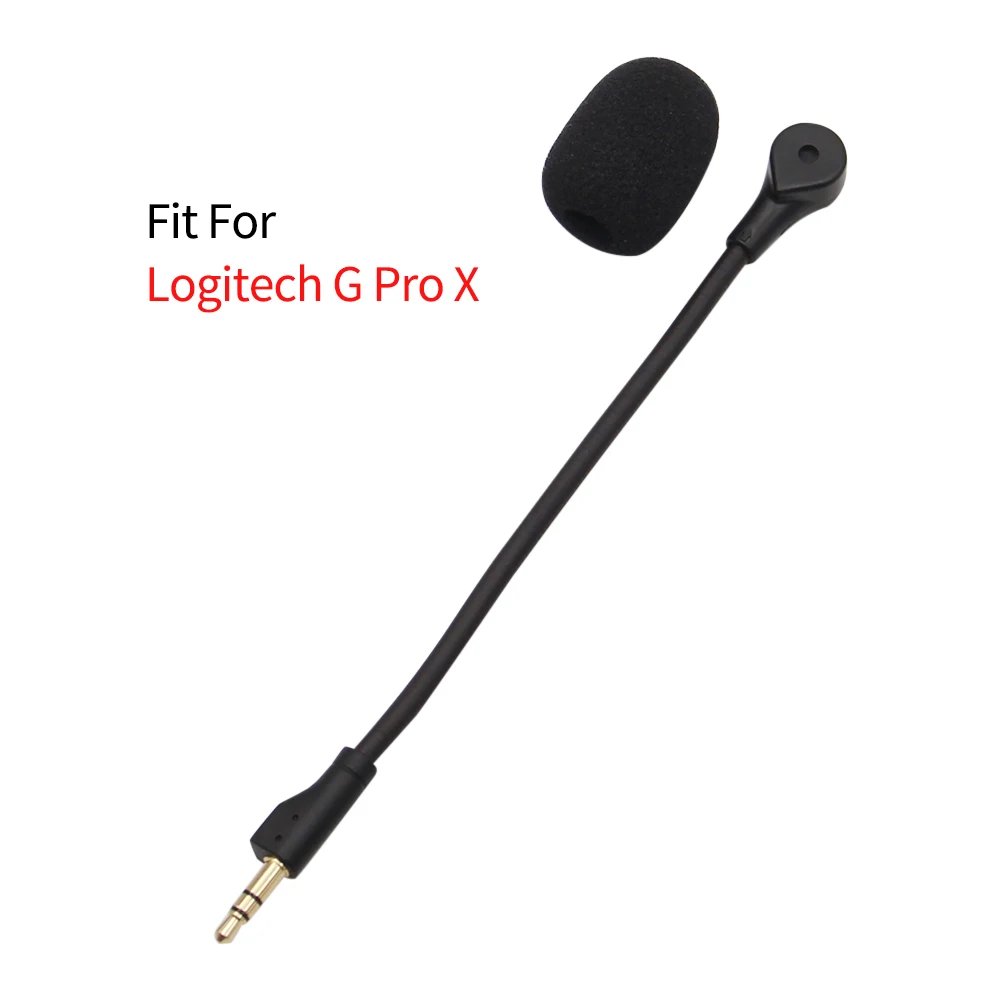 Replacement 3.5mm Microphone for Logitech G Pro X for Steelseries Headphones E-Sports Game Headset Mic for Steelseies Headphones