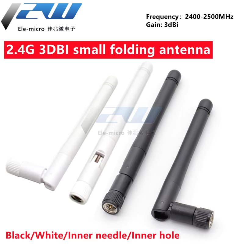 Free shipping! 1pcs 2.4GHz 3dBi Omni WIFI Antenna with RP SMA Male/Female Plug for Wireless Router Wholesale Price Antenna Wi-fi