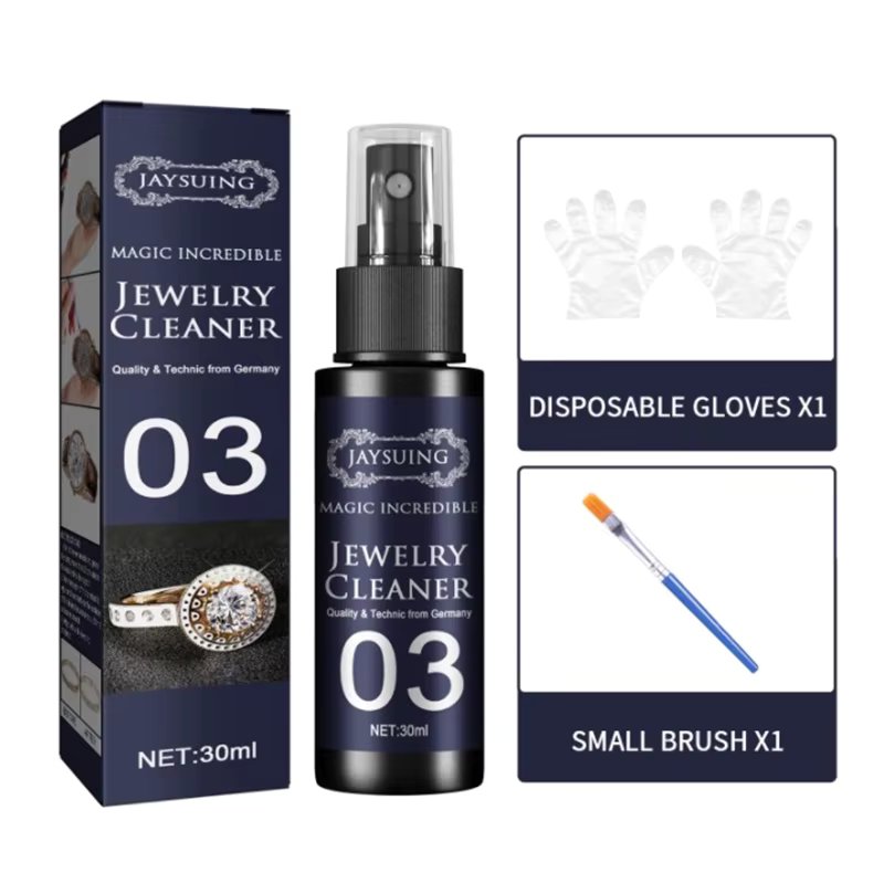 100ML Jewelry Cleaner Gold Watch Diamond Ring Polishing Cleaning Spray Polishing Cleaning Tools Jewelry Clean Liquid