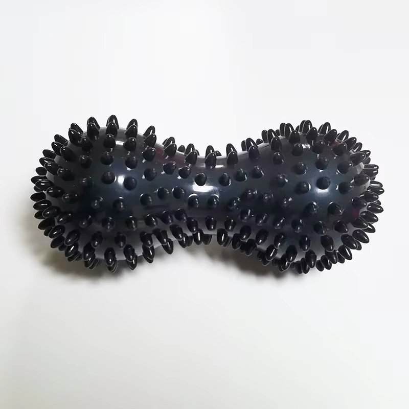 Foot Massage Roller Peanut Double Lacrosse Spiky Ball Myofascial Balls for Plantar Fasciitis Mobility Back Foot Arch Pain Relief