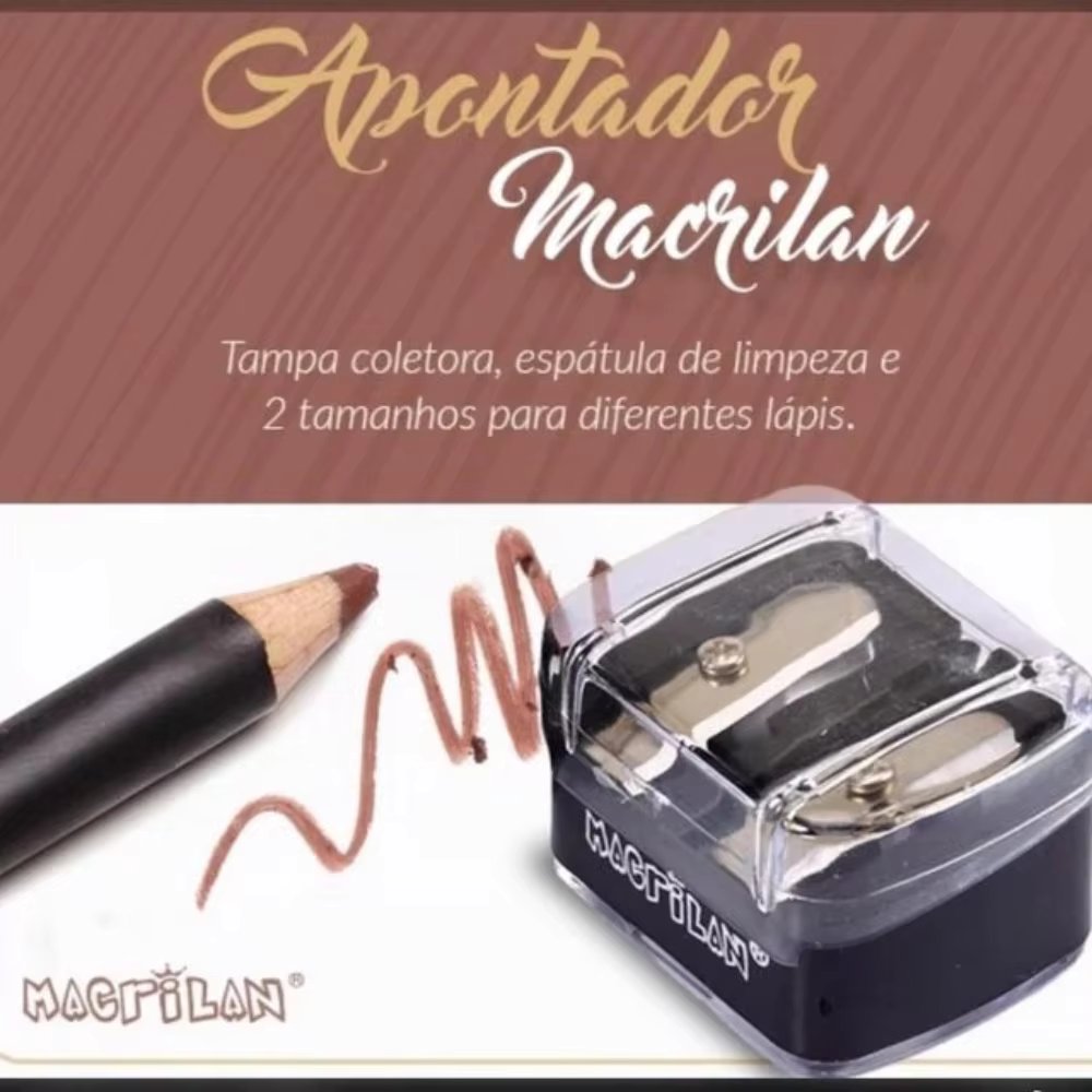 Pencil Sharpener/Double Sharpener For Macrilan Pencil Makeup