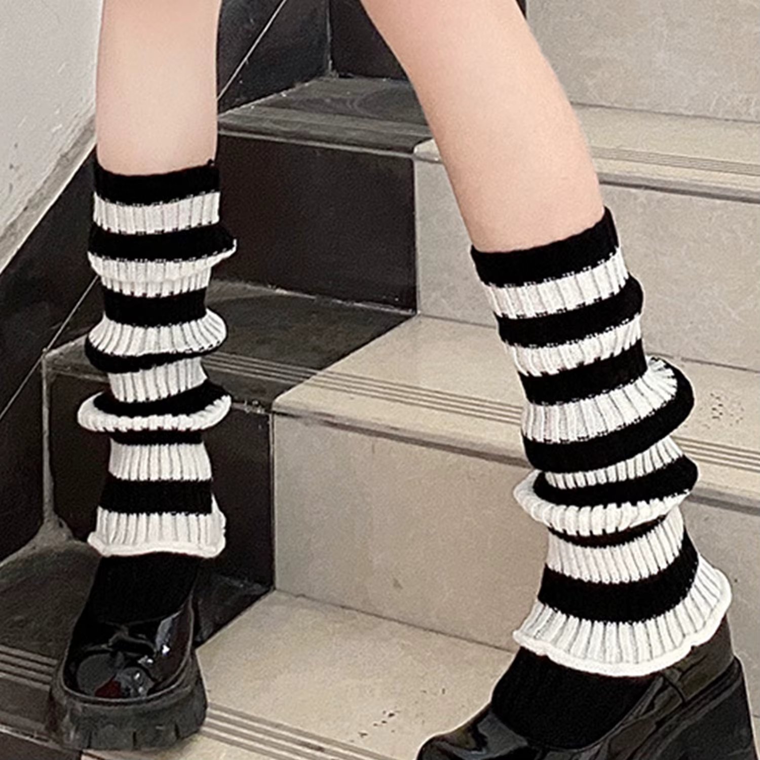 Black White