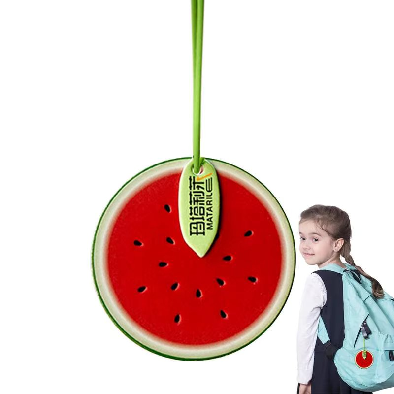 Fruit Air Fresheners Cute Fruit Shape Hangings With Lemon Painting And Fruit Flavors Long-lasting Fruit Series Decor Scents For